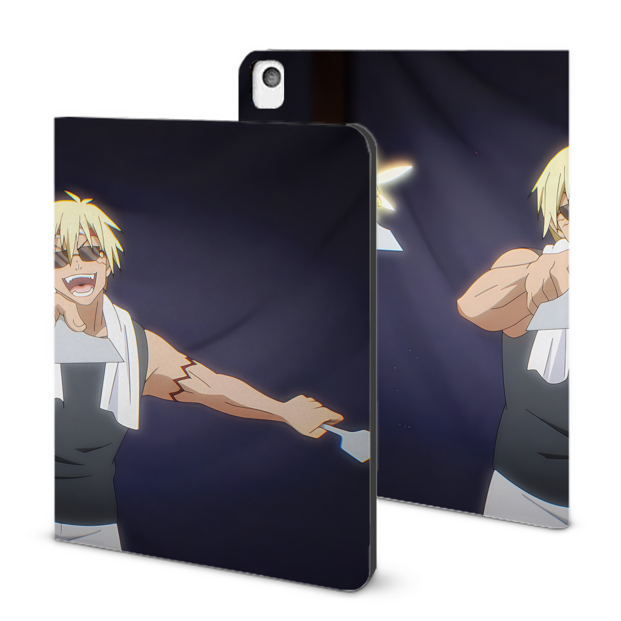 （画像用） 転スラ Regarding Reincarnated to Slime IPadケース ペンホルダー付き ブックスタイルデザイン